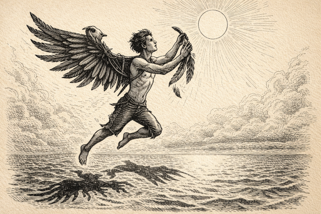 Ilustración creada bajo la dirección creativa del autor mediante el uso de Inteligencia Artificial